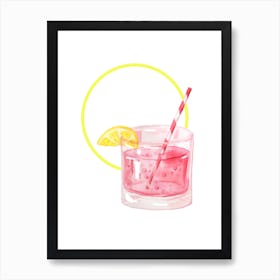 Summer Cocktail Art Print