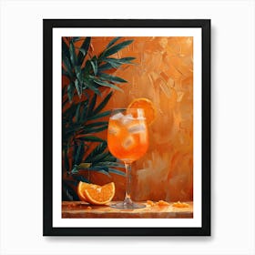 Orange Cocktail 27 Art Print