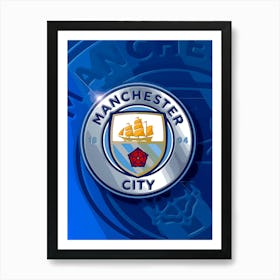 logo manchester city Affiche