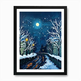 Night In The City 3 Art Print