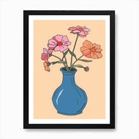 Flowers In A Vase 46 Art Print