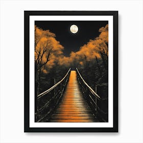 Bridge To The Moon 7 Art Print