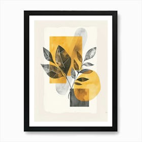 Yellow Leaves Canvas Print Art Print