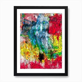 Abstract Painting. Modern painting Art Print