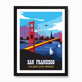 San Francisco, Golden Gate Bridge Art Print