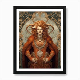 Horned Lady Poster