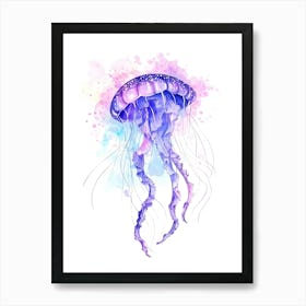 Watercolor Jellyfish 6 Art Print