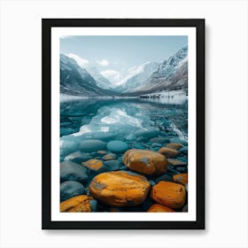 Lake In Norway Art Print