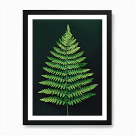 Pattern Poster Wood Fern 1 Art Print