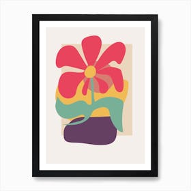 Abstract Flower Art Print