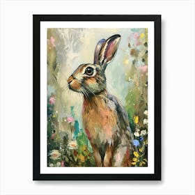 Dutch Rabbit Painting 3 Art Print