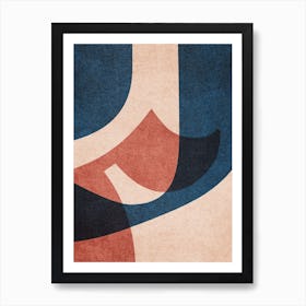 Abstract Alphabet Gothic F Art Print