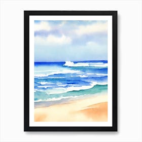 Blueys Beach, Australia Watercolour Art Print