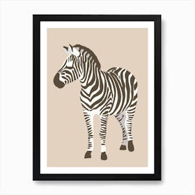 Zebra Jungle Safari Art Print