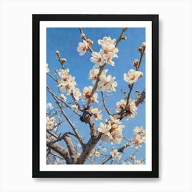 Blossoming Almond Tree 2 Art Print