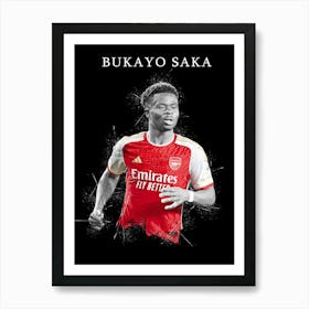 Bukayo Saka Art Print