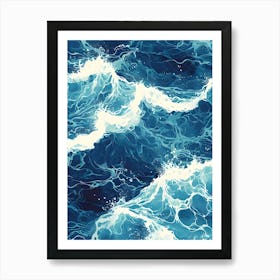 Ocean Waves 8 Art Print