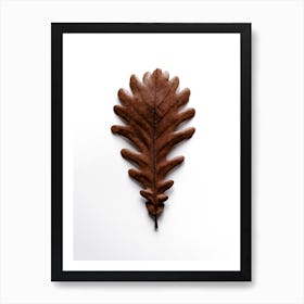 Shapes Grafic Oak Leaf Art Print