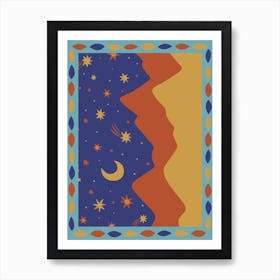 Luna Lit Landscape Art Print