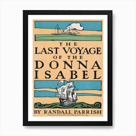 The Last Voyage Of The Donna Isabel Book Cover Poster Art Print