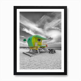 Miami Beach Florida Flair Art Print