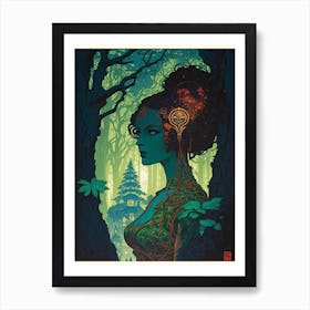Fairy Queen of the Woods Art Print