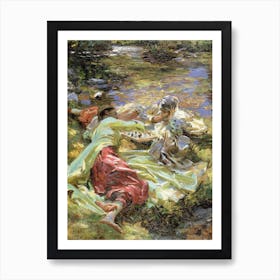 The Chess Game, John Singer Sargent Art Print