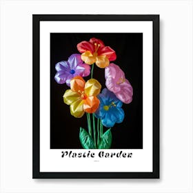 Bright Inflatable Flowers Poster Lobelia 1 Art Print