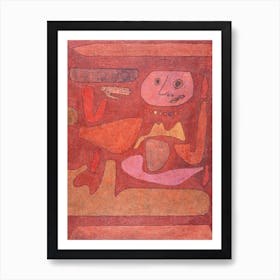 The Man Of Confusion, Paul Klee Abstract Art Print