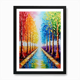 Rainbow Path Art Print