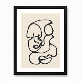 Minimal Abstract Art 12 Art Print