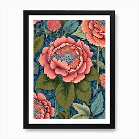 William Morris Peonies 4 Poster