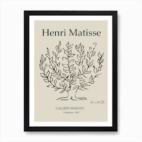 Henri Matisse Tree Art Print