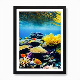 Coral Reef Underwater 1 Art Print