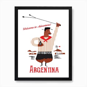 Argentina Art Print