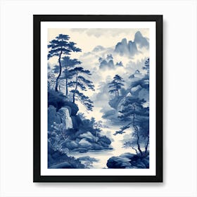 Fantastic Chinese Landscape 1 Art Print