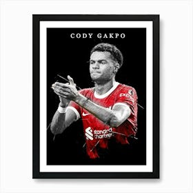 Cody Gakpo Liverpool 1 Art Print