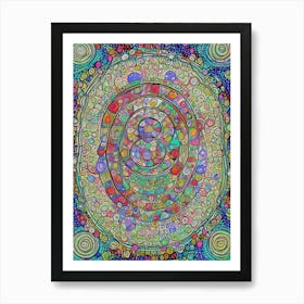 Psychedelic Painting 7 Art Print