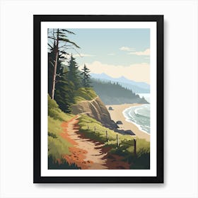 West Coast Trail Canada 2 Hiking Trail Landscape Art Print