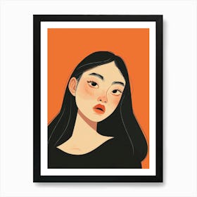 Asian Girl 59 Art Print