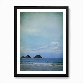 Two Islands In The Ocean Art Print