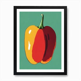 Anaheim Pepper Bold Graphic vegetable Art Print