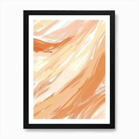 Abstract Orange 2 Art Print