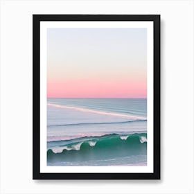 Four Mile Beach, Australia Pink Photography 1 Art Print