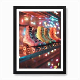 Roller Skate Disco Art Print