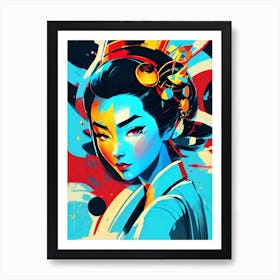 Geisha 91 Art Print