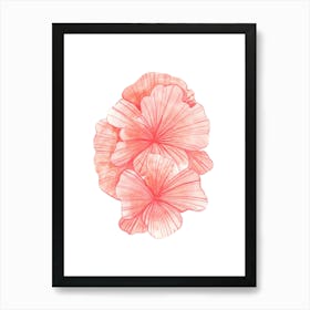 Watercolor Flowers 32 Art Print