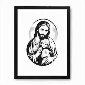 Jesus And Child Art Print