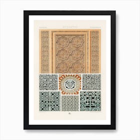 Byzantine Pattern, Albert Racine (2) 1 Art Print