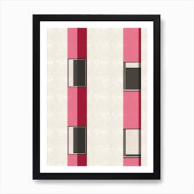 High Rise Pink Windows Art Print Art Print